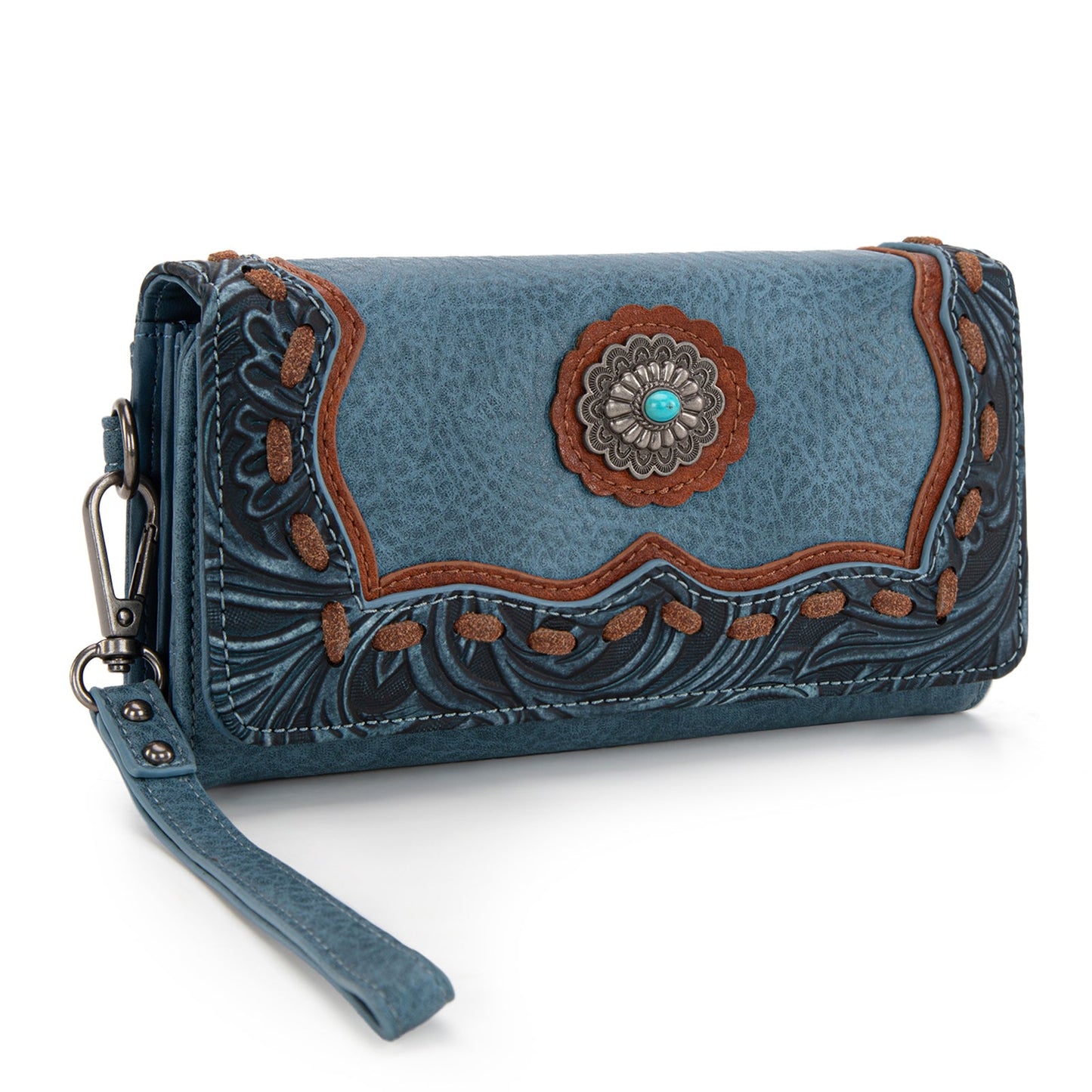 TR192-W002  Trinity Ranch Concho Collection Wallet