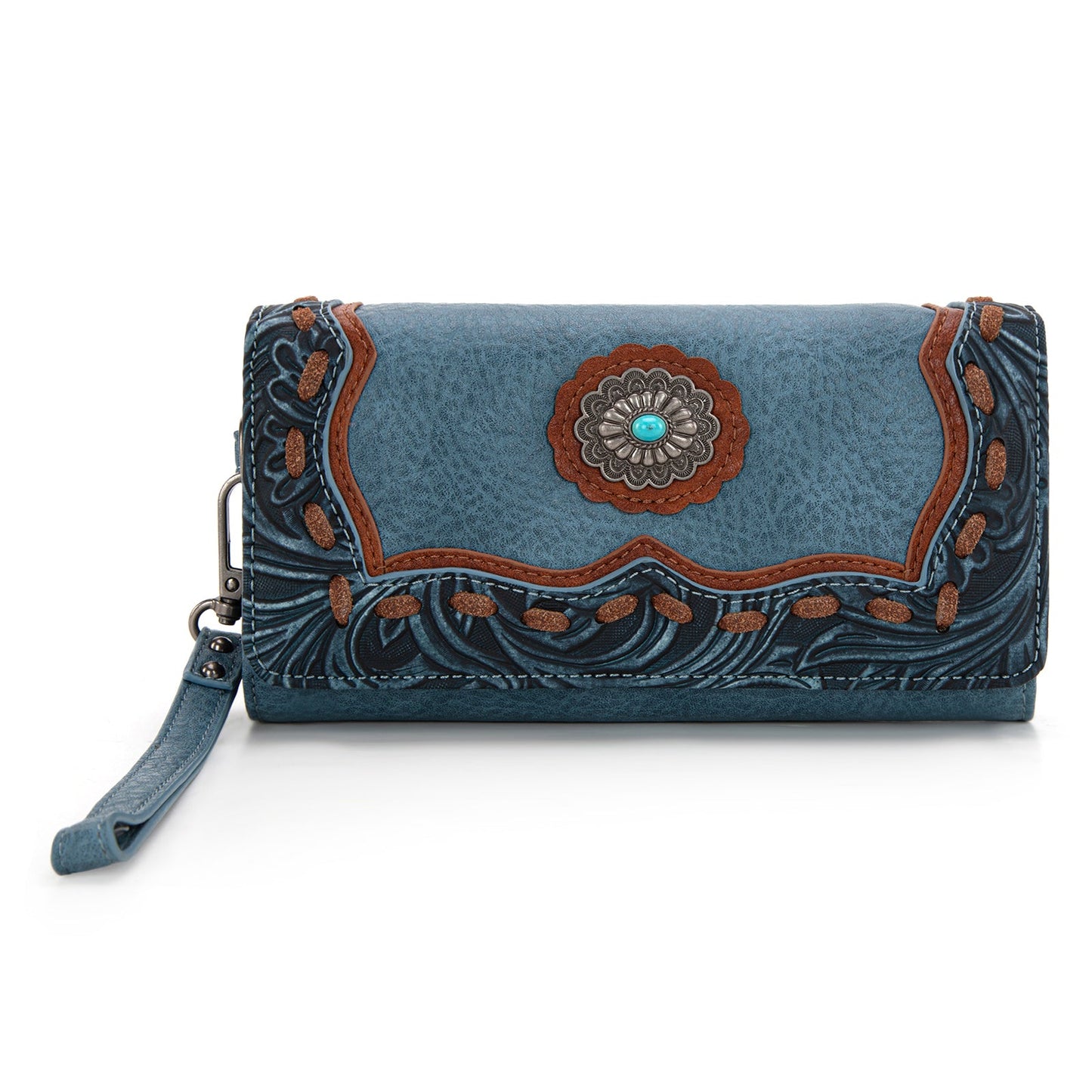 TR192-W002  Trinity Ranch Concho Collection Wallet