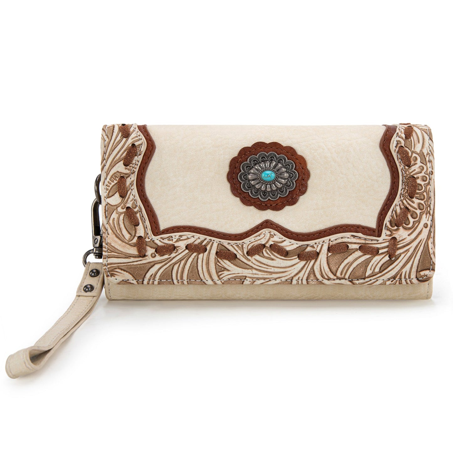 TR192-W002  Trinity Ranch Concho Collection Wallet