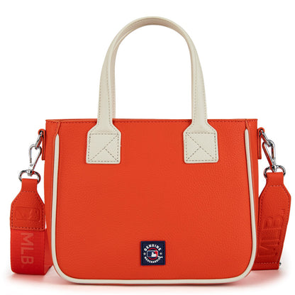 MLB-MT103 MLB New York Mets Team Tote/Crossbody with Baseball Coin Pouch