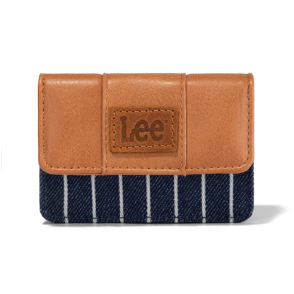 LEE56-005   Lee Striped Collection Small Wallet