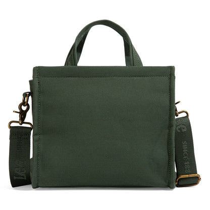LEE53-001   LEE  Waxed Canvas Tote/Crossbody