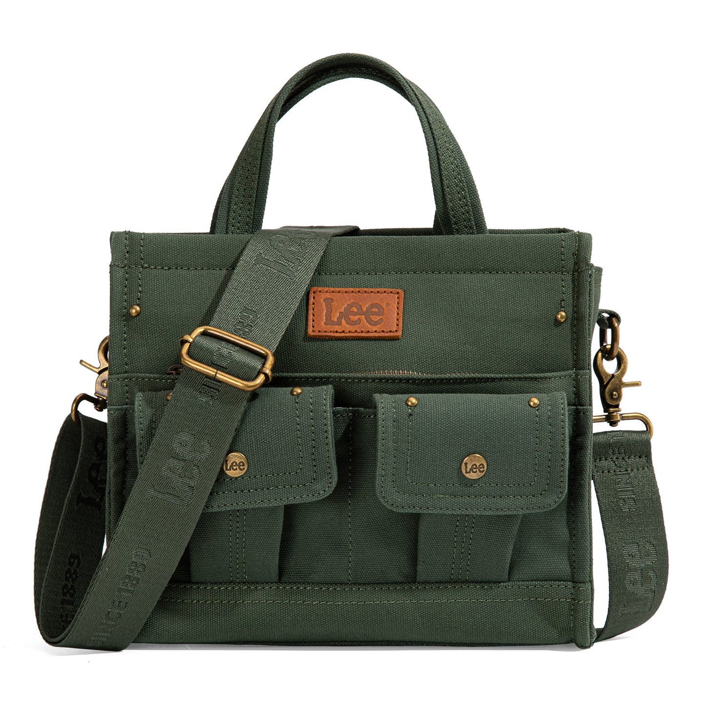 LEE53-001   LEE  Waxed Canvas Tote/Crossbody
