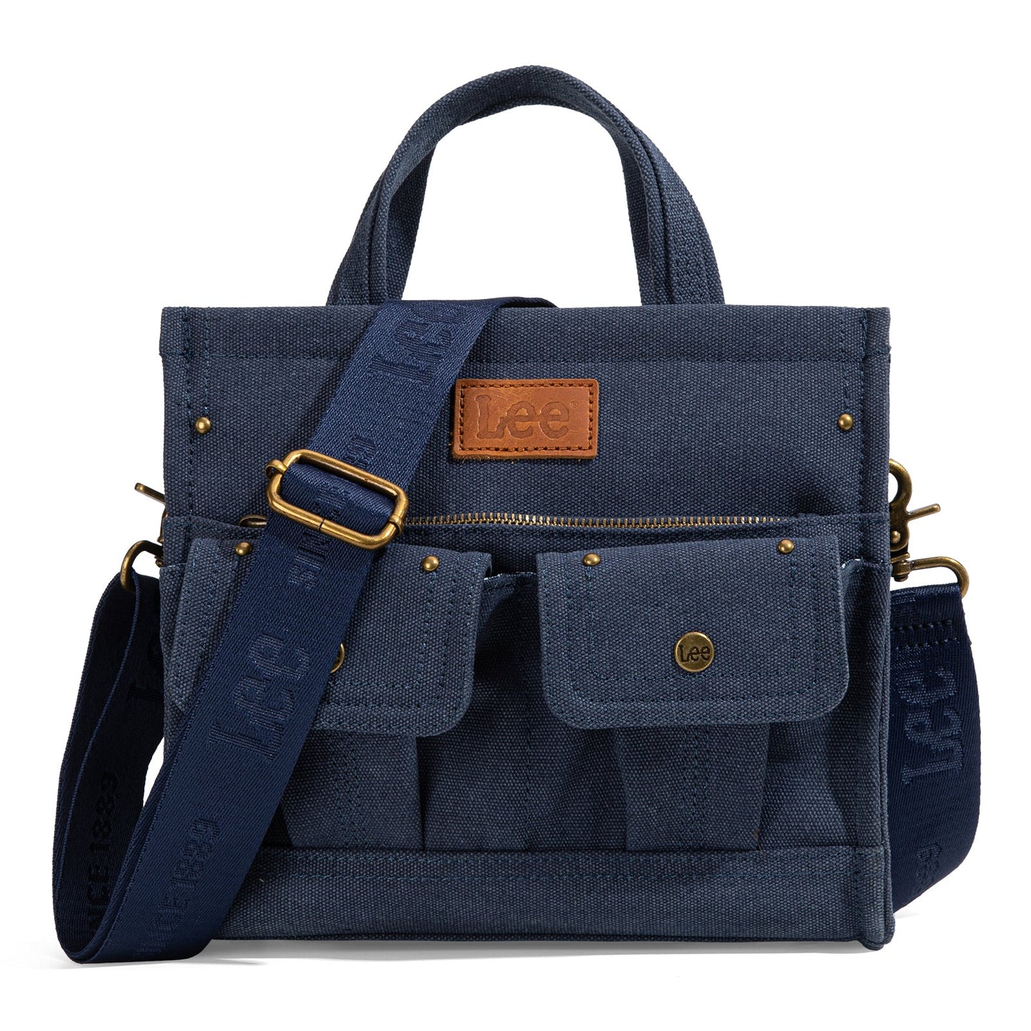 LEE53-001   LEE  Waxed Canvas Tote/Crossbody