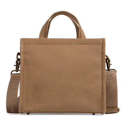 LEE53-001   LEE  Waxed Canvas Tote/Crossbody