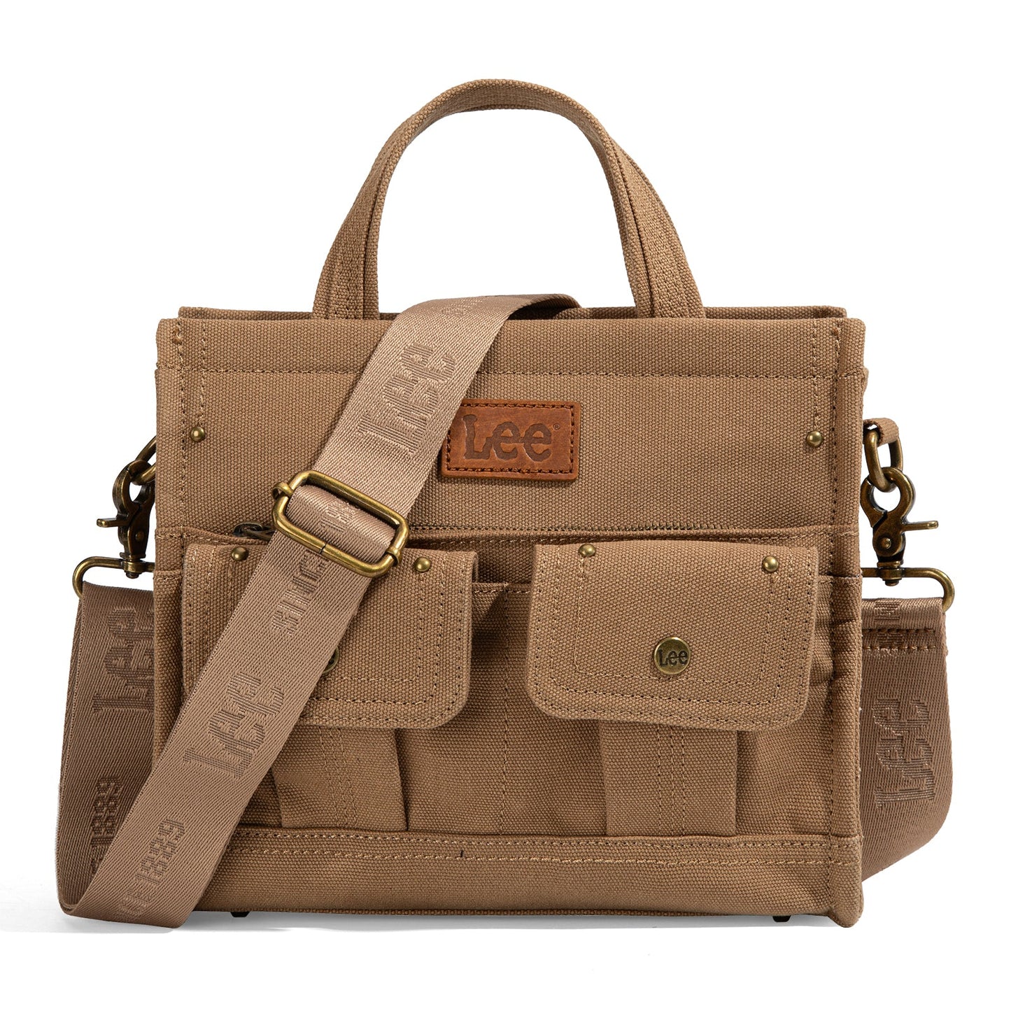 LEE53-001   LEE  Waxed Canvas Tote/Crossbody