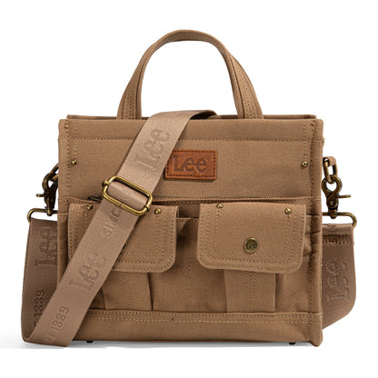 LEE53-001   LEE  Waxed Canvas Tote/Crossbody