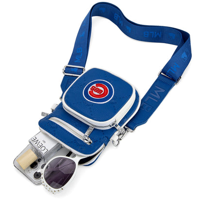 MLB-CU25-325  MLB Chicago Cubs Team  Shoulder Bag/ Crossbody Bag