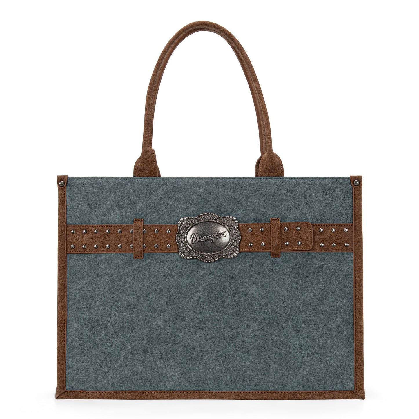 WG250G-8119JN     Wrangler Buckle Concealed Carry Large Tote-Jean