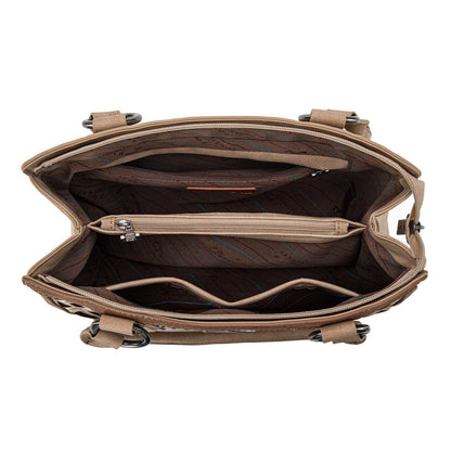 MW1325G-8317  Montana West Cut-Out Embroidered Concealed Carry Tote