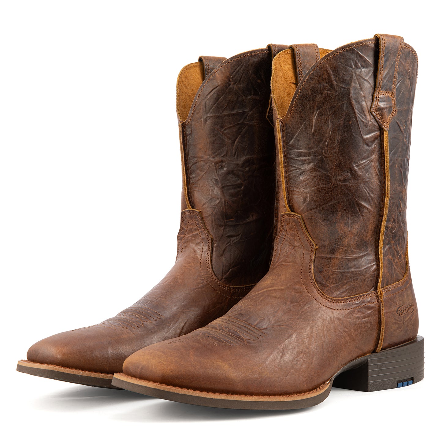 Palitutu RANGER Men's Western Cowboy Boots - Full Grain Leather, Square Toe PLT103619