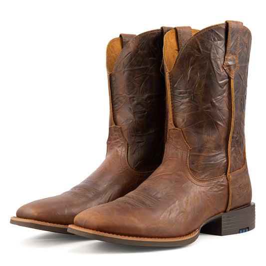 Palitutu RANGER Men's Western Cowboy Boots - Full Grain Leather, Square Toe PLT103619