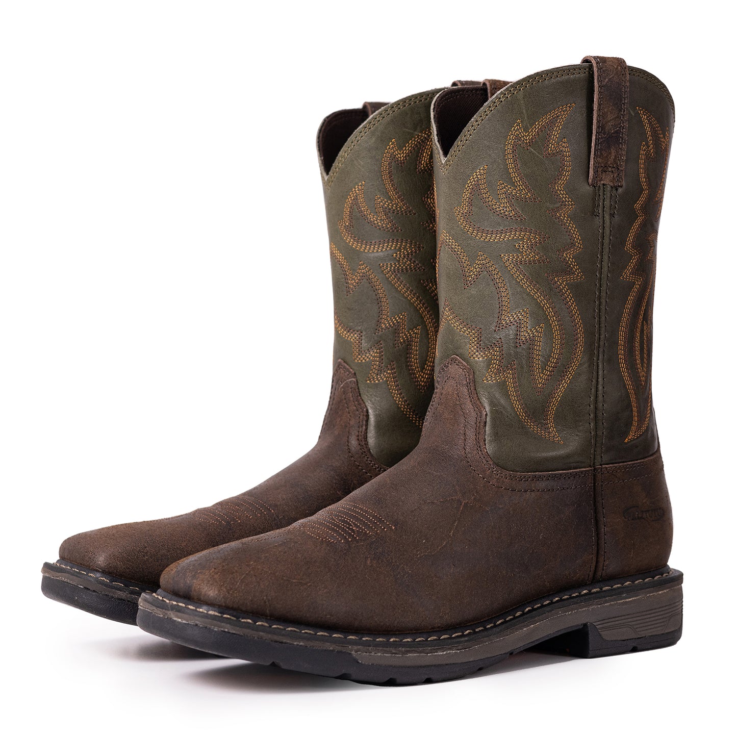 Palitutu VINCE Men's Work Boots - Full Grain Leather, Square Toe PLT403604