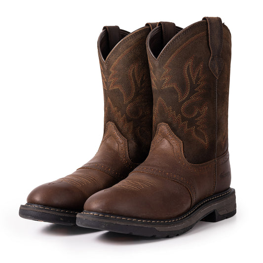 Palitutu CLINT Men's Work Boots - Full Grain Leather, Round Toe PLT403606