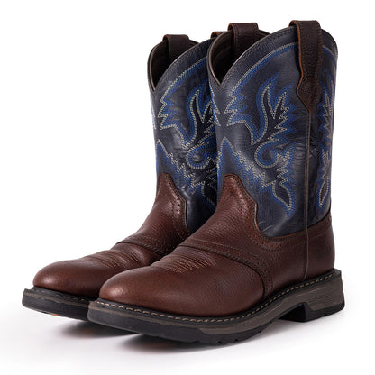 Palitutu MERLE Men's Work Boots - Full Grain Leather, Round Toe PLT403607
