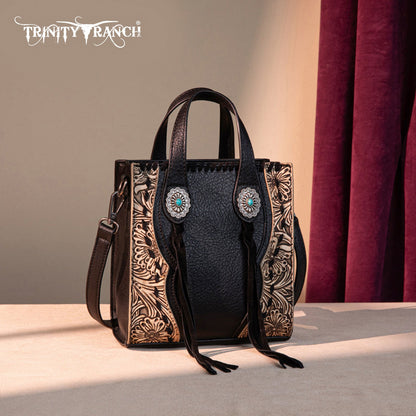 TR192-1605  Trinity Ranch Concho Collection Mini Tote/Crossbody