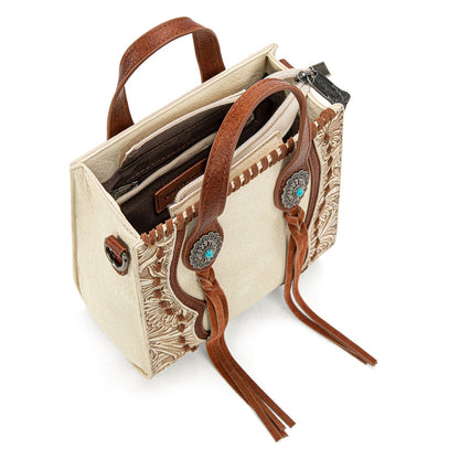 TR192-1605  Trinity Ranch Concho Collection Mini Tote/Crossbody