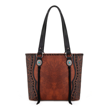TR192G-8317  Trinity Ranch Concho Collection Concealed Carry Tote