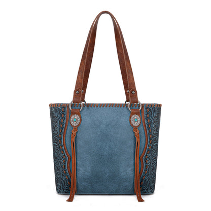 TR192G-8317  Trinity Ranch Concho Collection Concealed Carry Tote