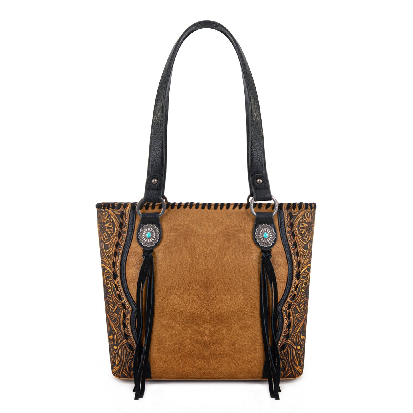 TR192G-8317  Trinity Ranch Concho Collection Concealed Carry Tote