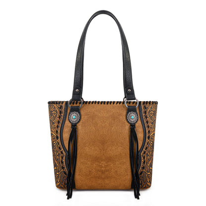 TR192G-8317  Trinity Ranch Concho Collection Concealed Carry Tote