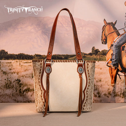 TR192G-8317  Trinity Ranch Concho Collection Concealed Carry Tote