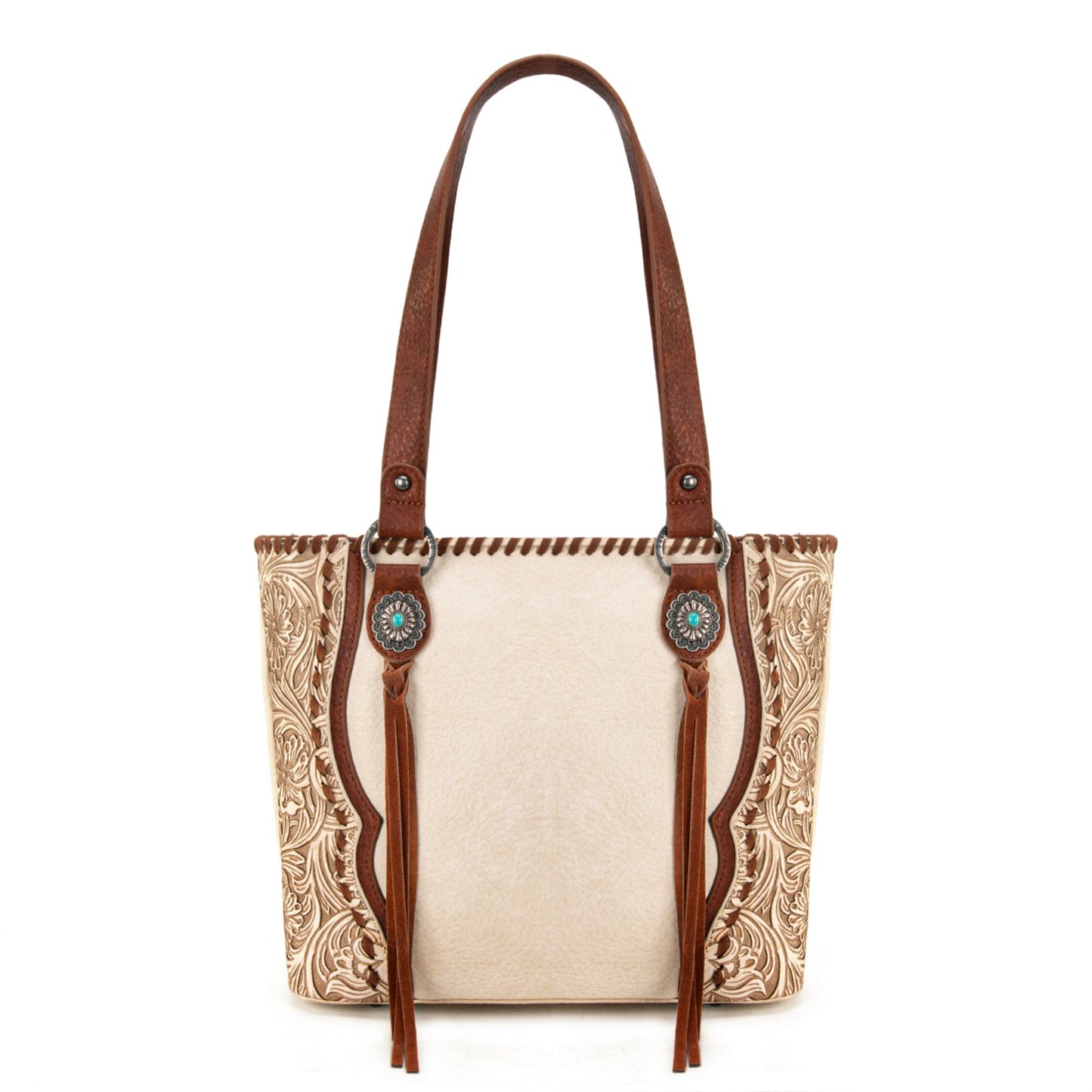 TR192G-8317  Trinity Ranch Concho Collection Concealed Carry Tote