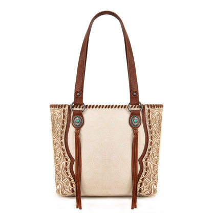 TR192G-8317  Trinity Ranch Concho Collection Concealed Carry Tote