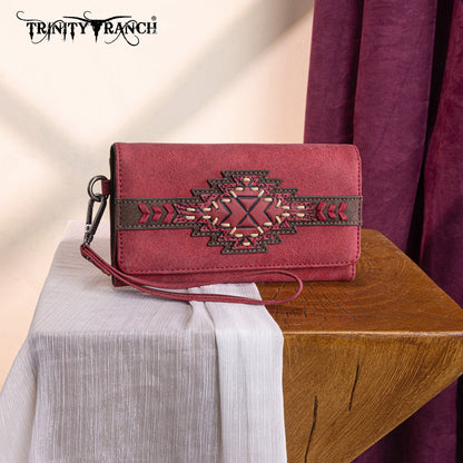 TR196-W018  Trinity Ranch Aztec Collection Wallet