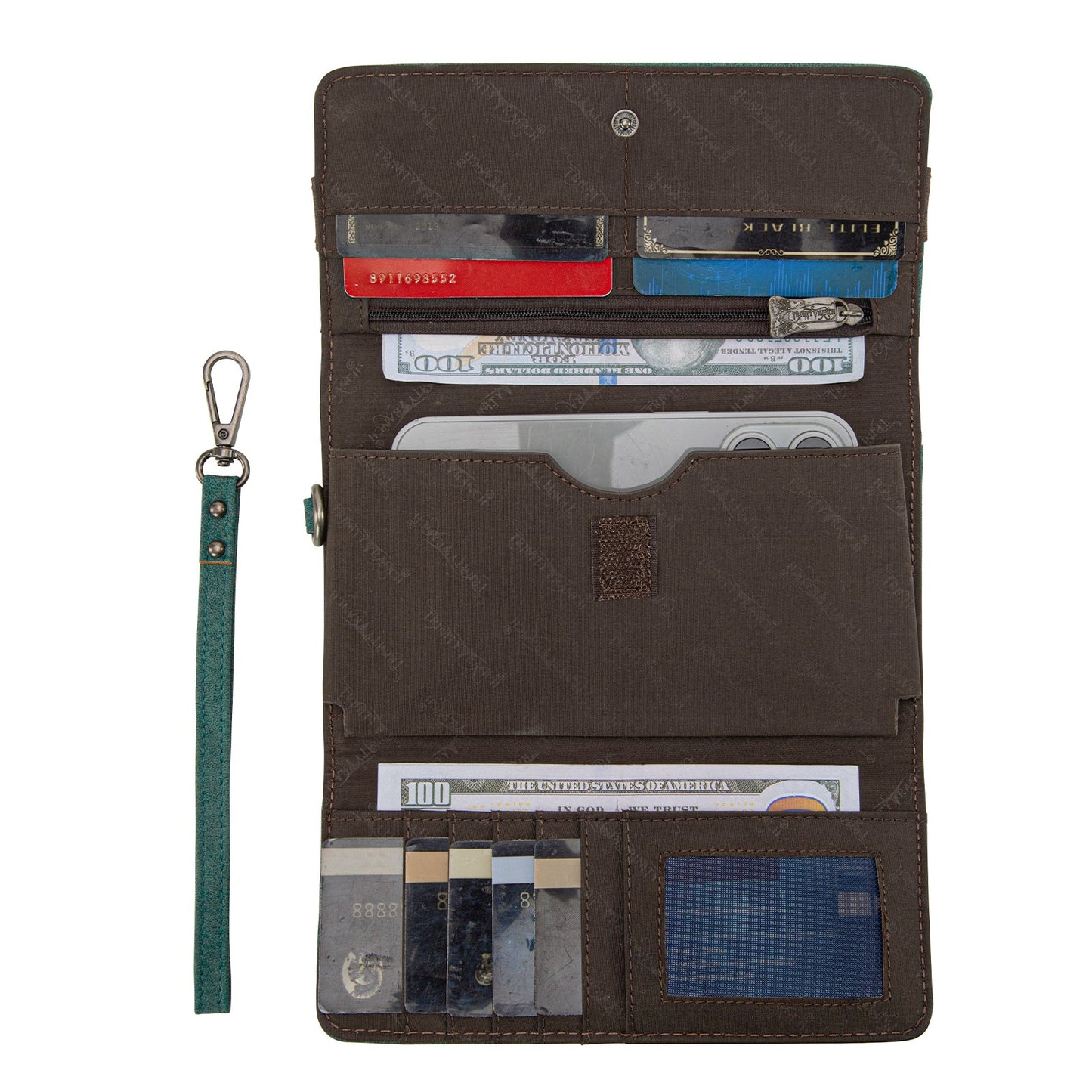 TR196-W018  Trinity Ranch Aztec Collection Wallet