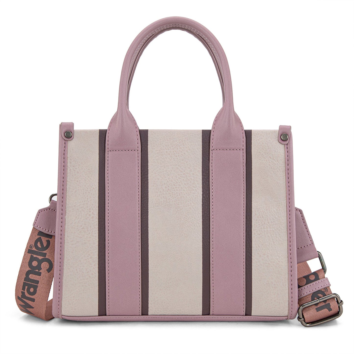 WG208-8120SDPK   Wrangler Color Block Tote/Crossbody - Dark Pink