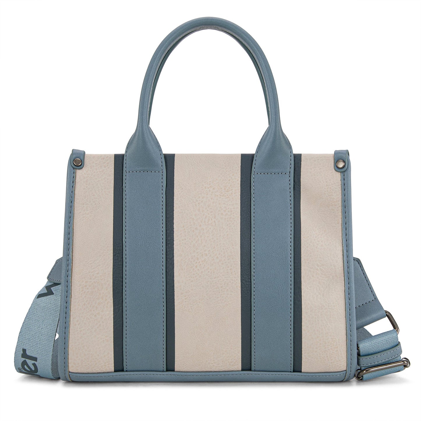 WG208-8120SJN   Wrangler Color Block Tote/Crossbody - Jean