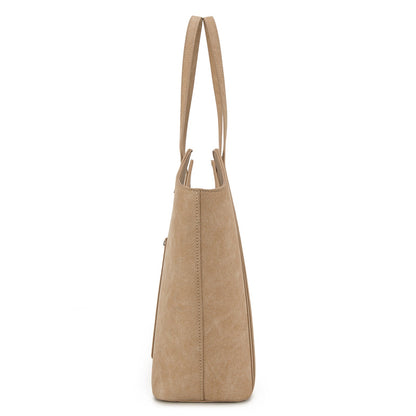 WG218-8250  Wrangler Aztec Embroidered Tote Bag- Tan