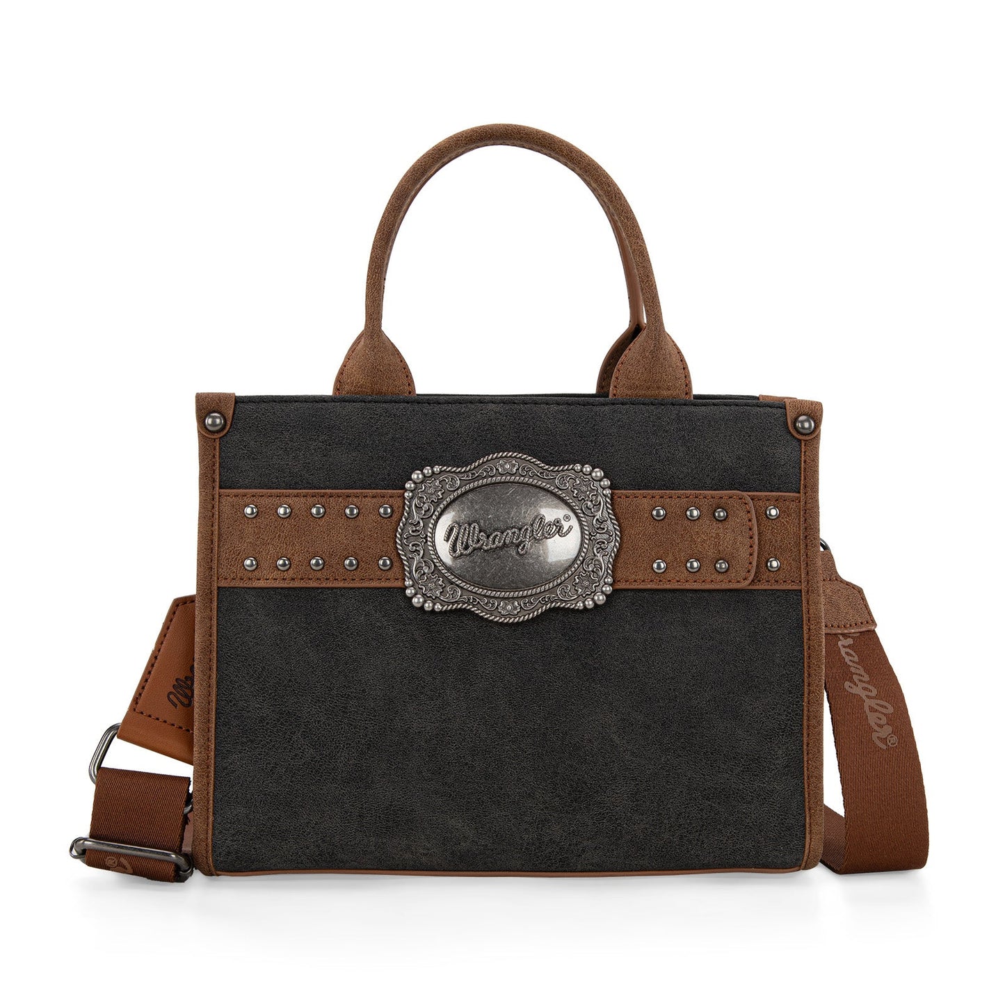 WG250-81202BK    Wrangler Buckle Tote/Crossbody -Black