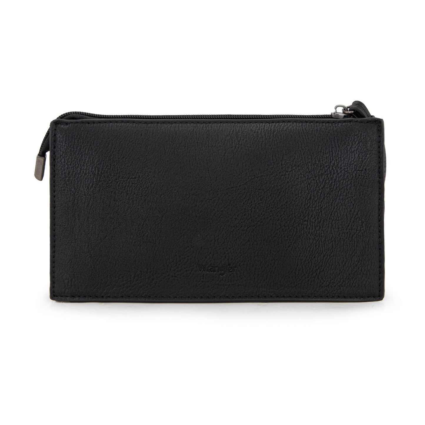 WG275-181  Wrangler Sherpa Aztec Canvas  Clutch - Black