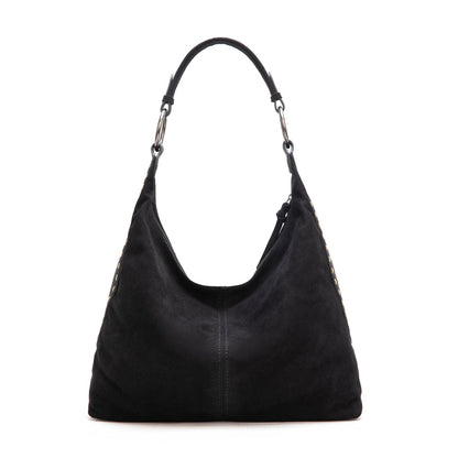 WG276-9182  Wrangler Floral Tooled Hobo Bag with Pouch-Black