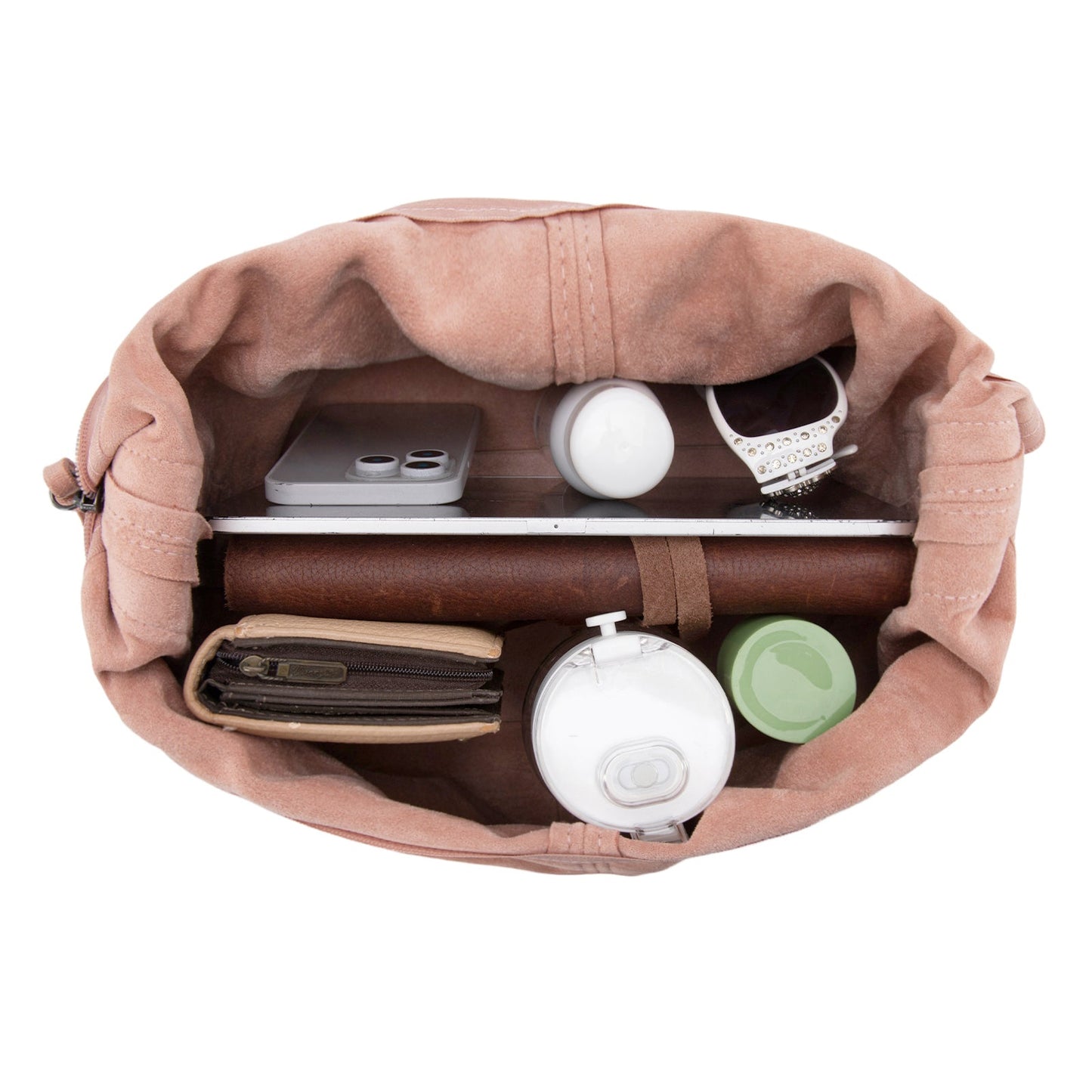 WG276-9182  Wrangler Floral Tooled Hobo Bag with Pouch-Dark Pink