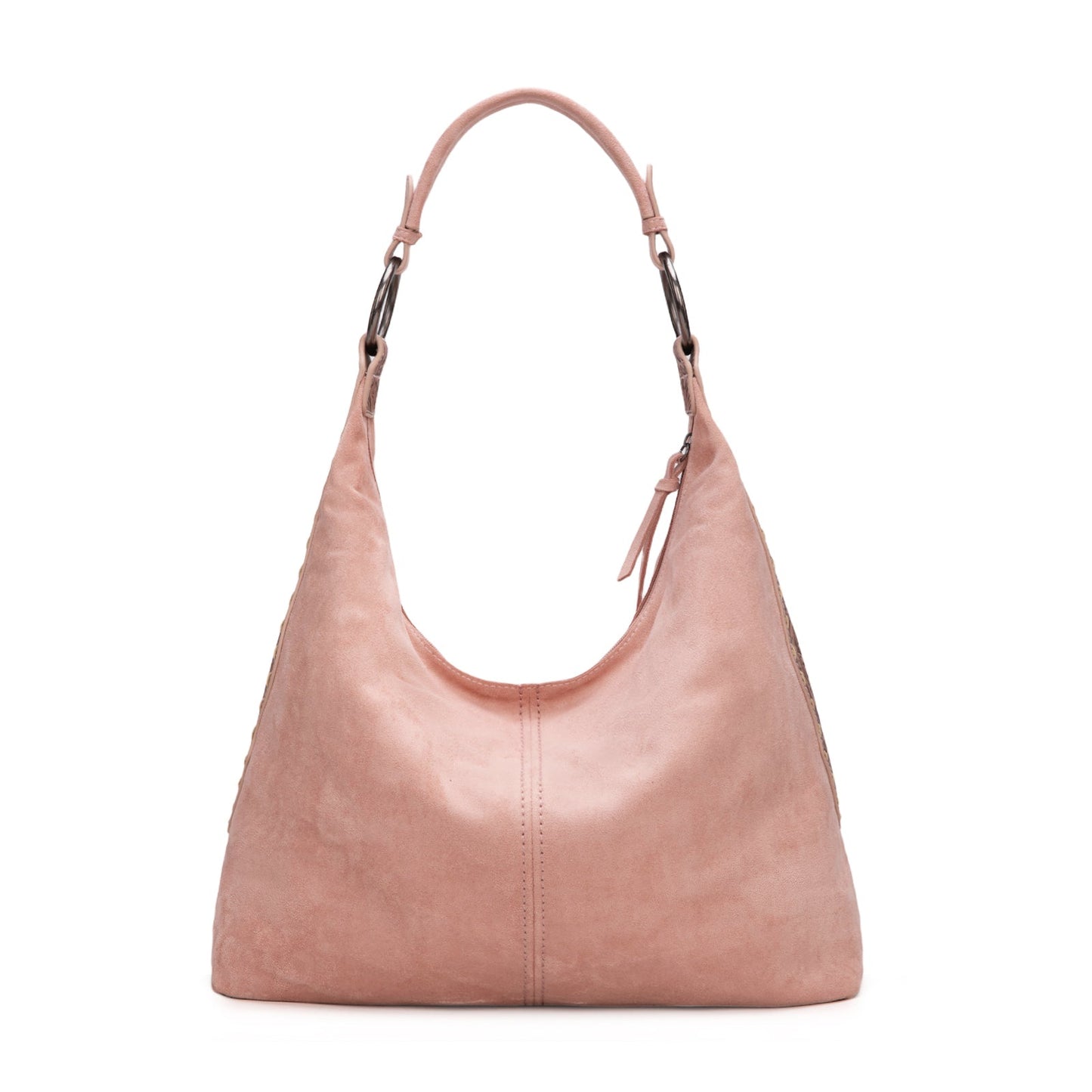 WG276-9182  Wrangler Floral Tooled Hobo Bag with Pouch-Dark Pink