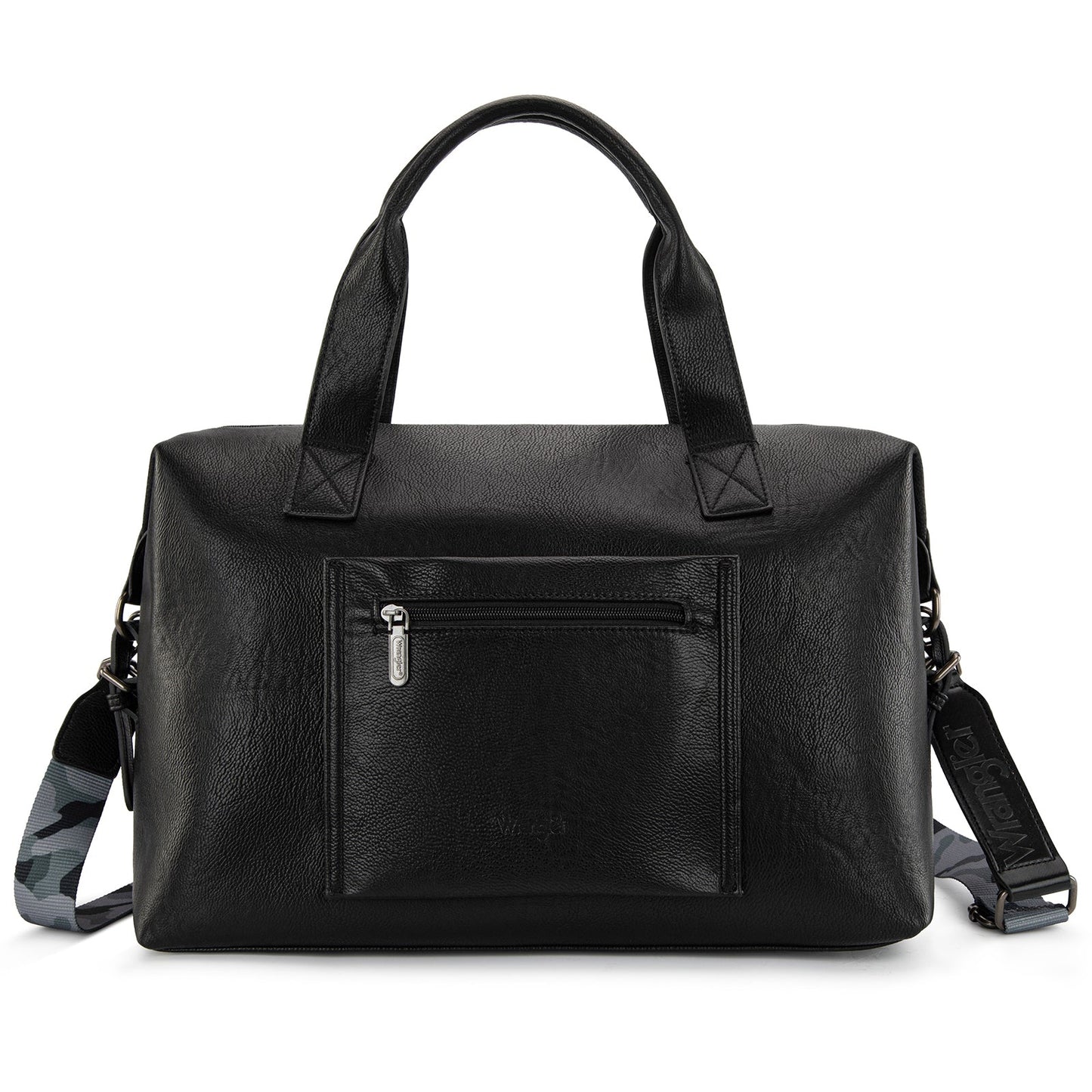 WG286-5110 Wrangler Camo Print Collection Duffle Bag -Black