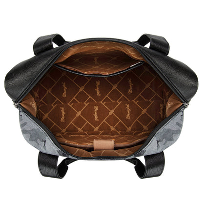 WG286-5110 Wrangler Camo Print Collection Duffle Bag -Black
