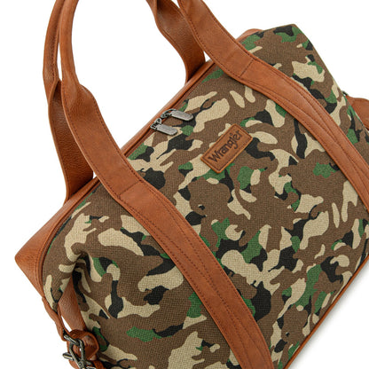 WG286-5110 Wrangler Camo Print Collection Duffle Bag -Green