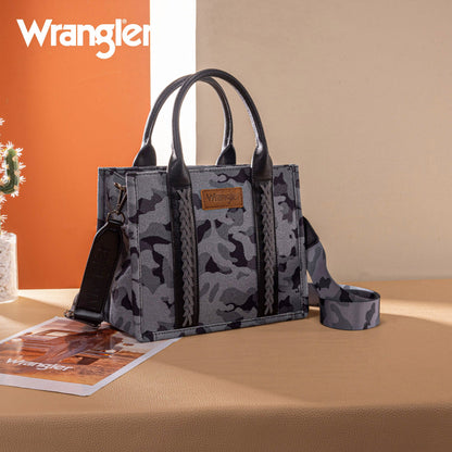 WG286-8120SBK Wrangler Camo  Tote/Crossbody