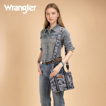 WG286-8120SBK Wrangler Camo  Tote/Crossbody