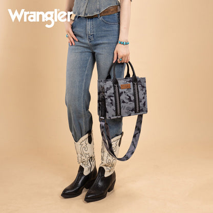 WG286-8120SBK Wrangler Camo  Tote/Crossbody