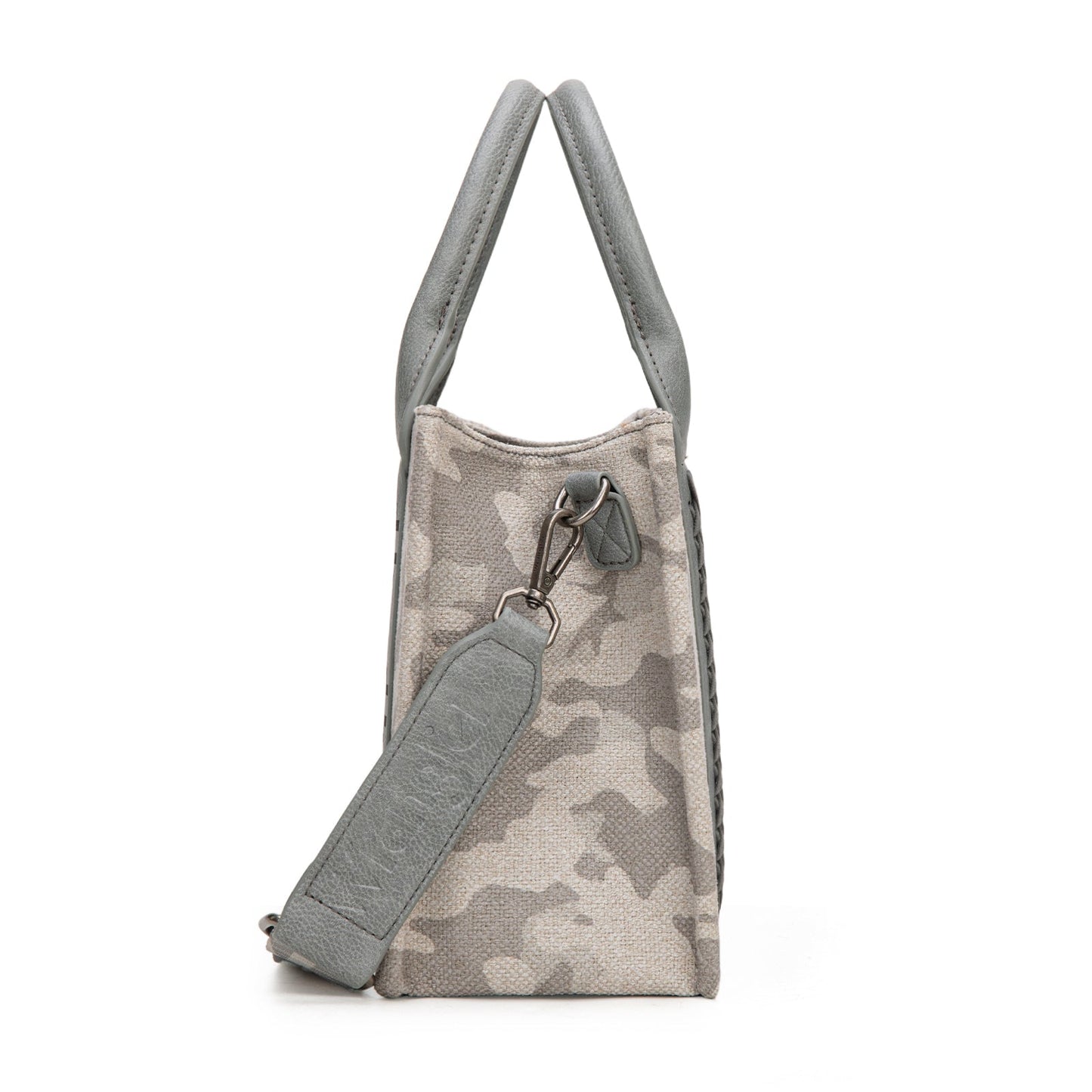 WG286-8120S  Wrangler Camo Print Tote/Crossbody -Grey
