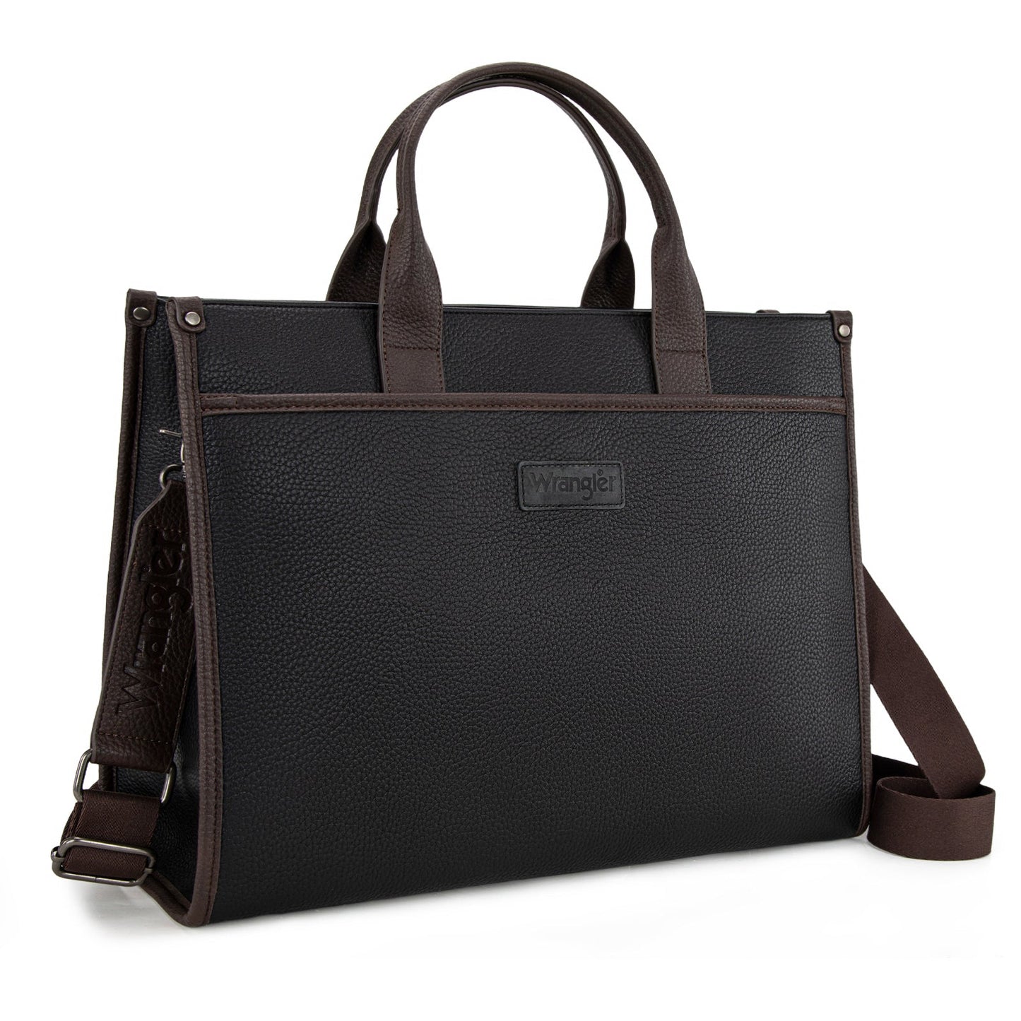 WG288-8119  Wrangler Carry-All Large Tote Work Tote /Crossbody - Black
