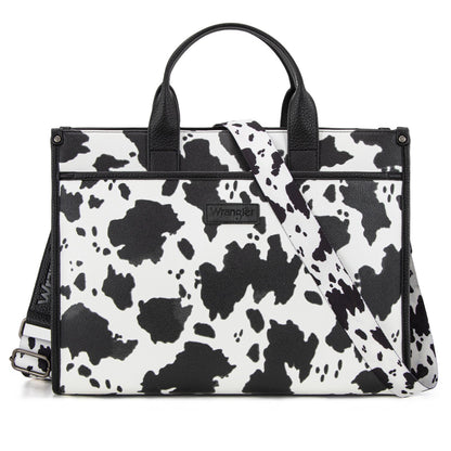 WG288-8119  Wrangler Carry-All Large Tote Work Tote /Crossbody - Cow-Black
