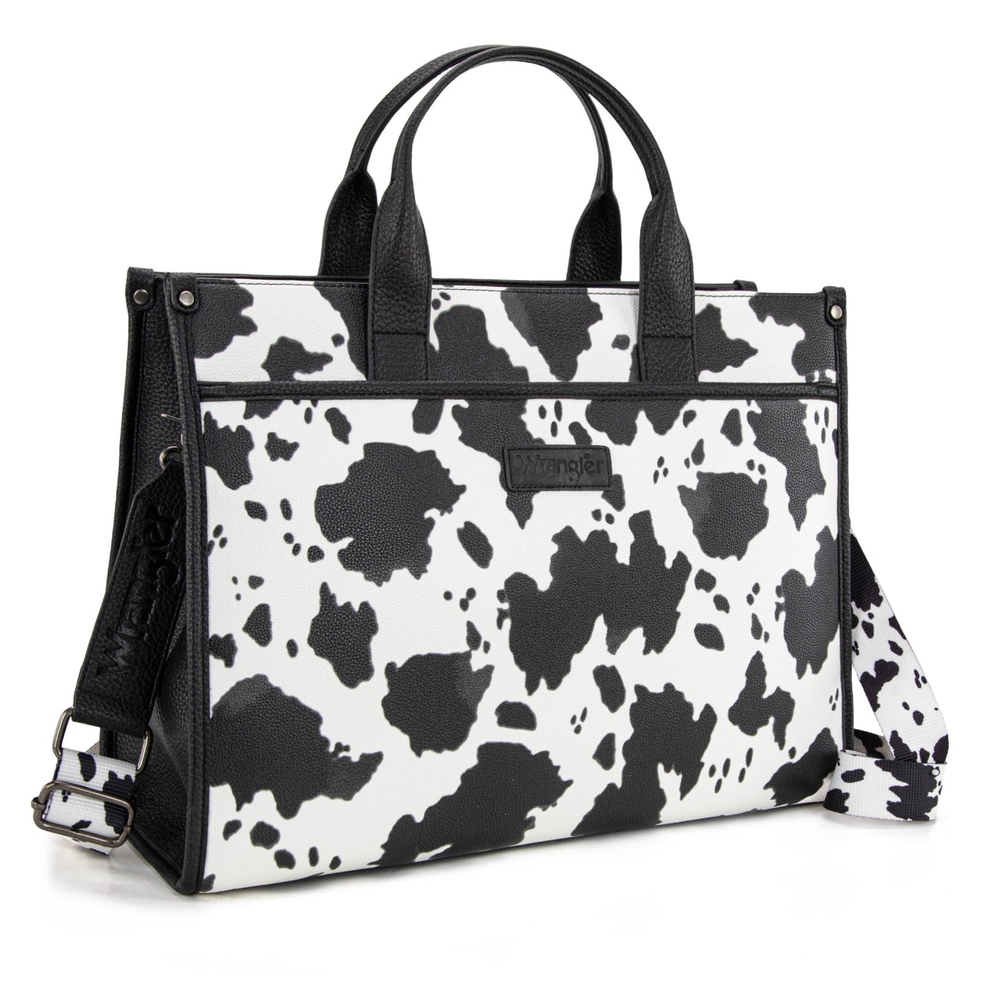 WG288-8119  Wrangler Carry-All Large Tote Work Tote /Crossbody - Cow-Black