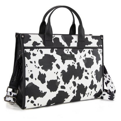 WG288-8119  Wrangler Carry-All Large Tote Work Tote /Crossbody - Cow-Black