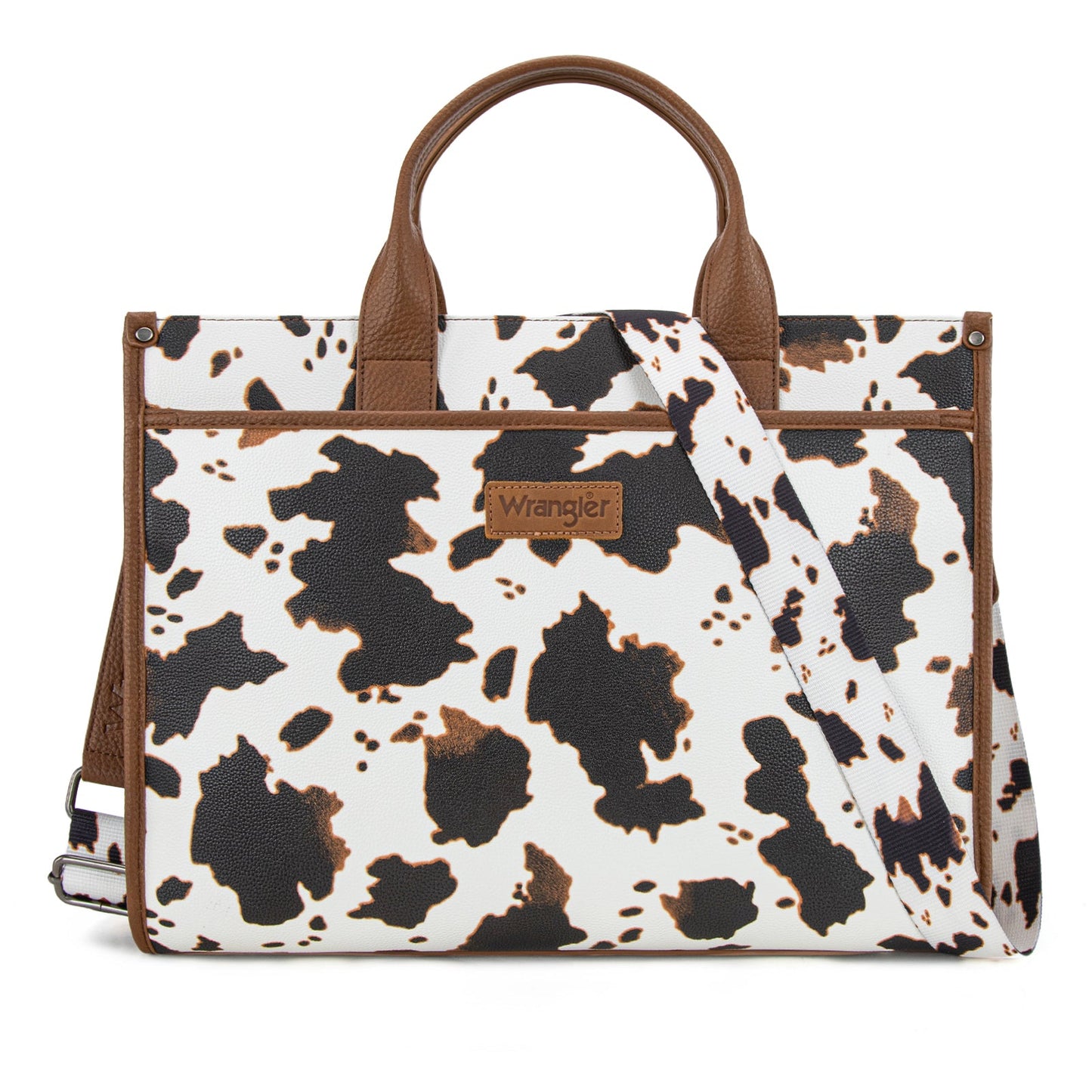 WG288-8119  Wrangler Carry-All Large Tote Work Tote /Crossbody - Cow-Brown